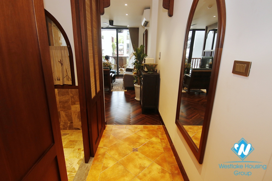 Japanese style apartment for rent in Hoan Kiem District 